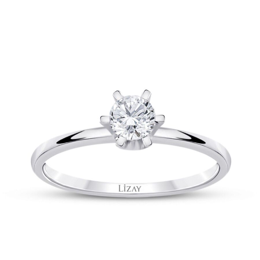 0.40 Carat Diamond Round Solitaire Engagament Ring