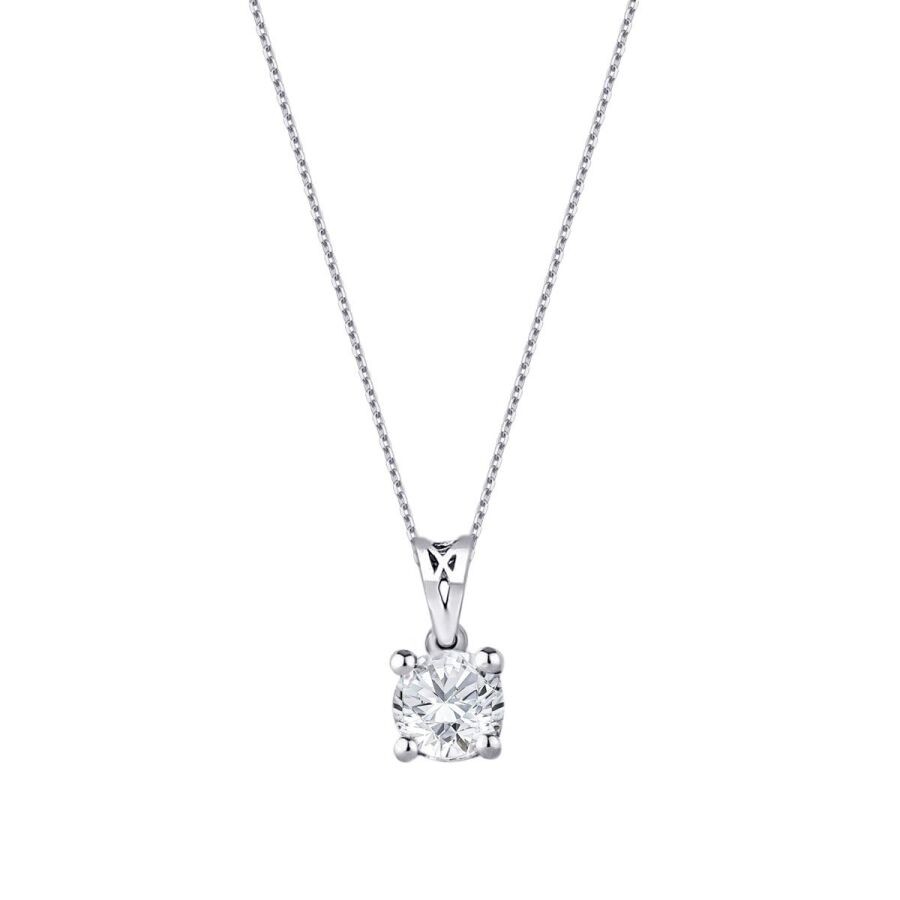 0.24 Carat Diamond Solitaire Necklace