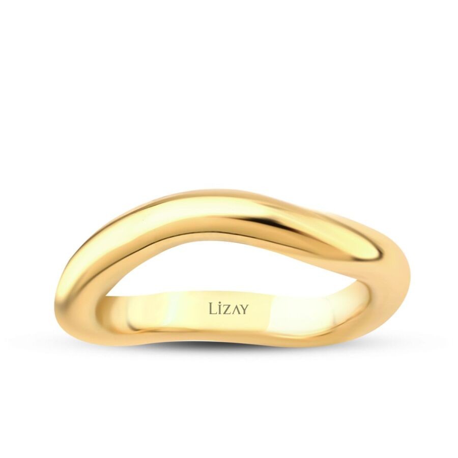 Gold Elegant Domed Ring