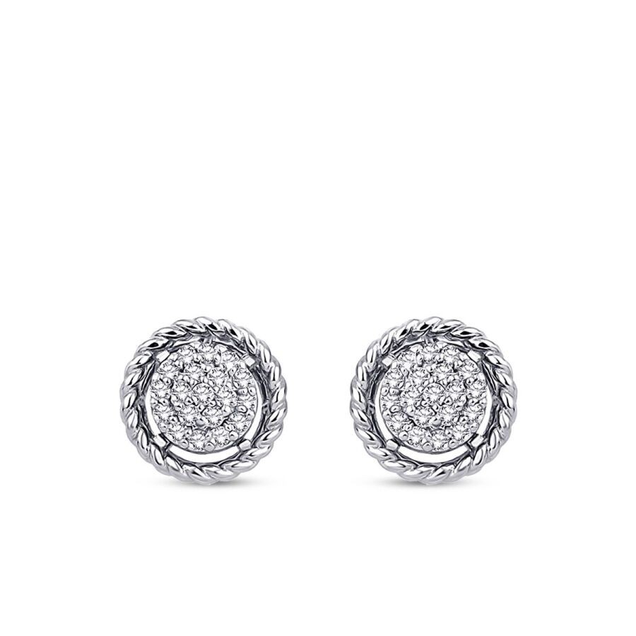 0.21 Carat Diamond Earrings