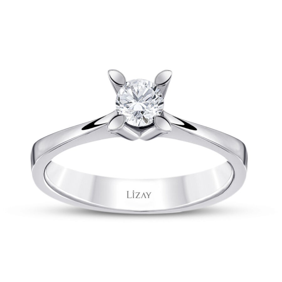 0.30 Carat Diamond Round Solitaire Engagement Ring