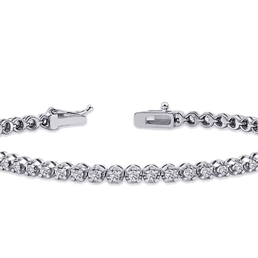 1.00 Carat Diamond Tennis Bracelet