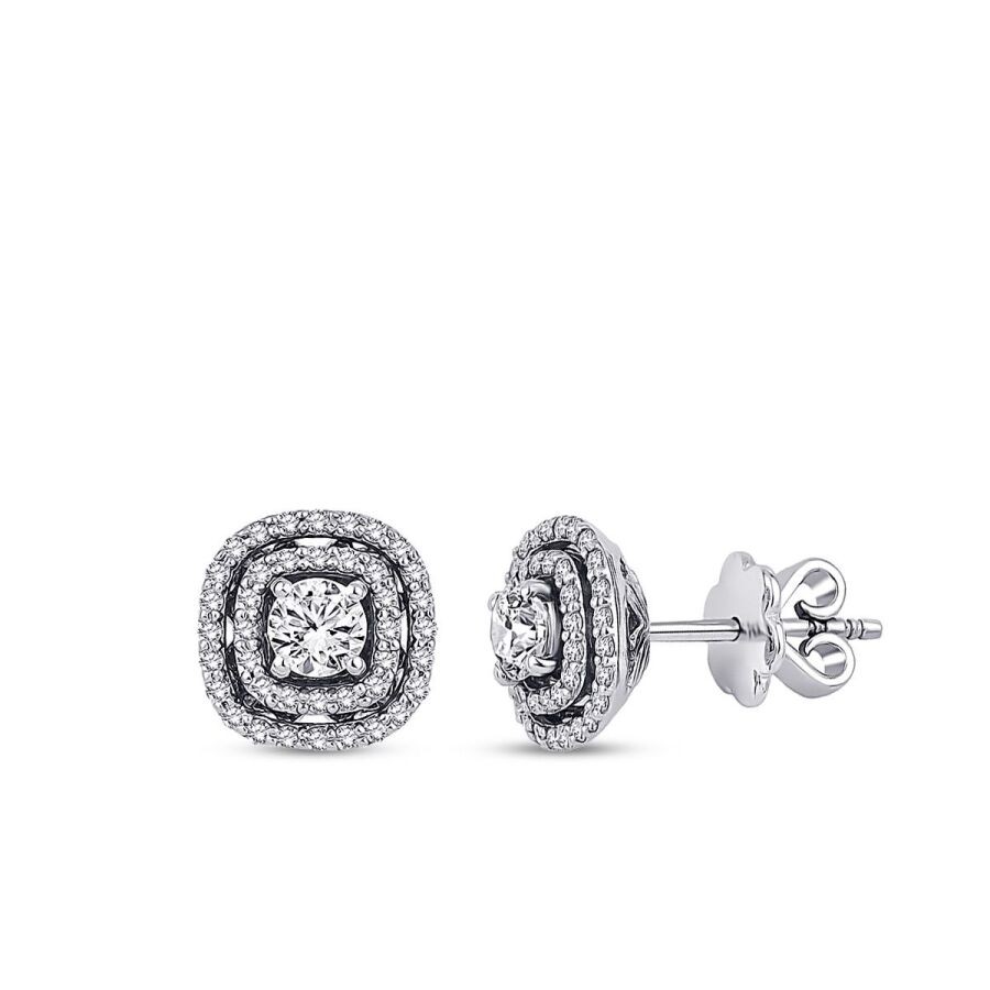 0.84 Carat Diamond Trend Earrings