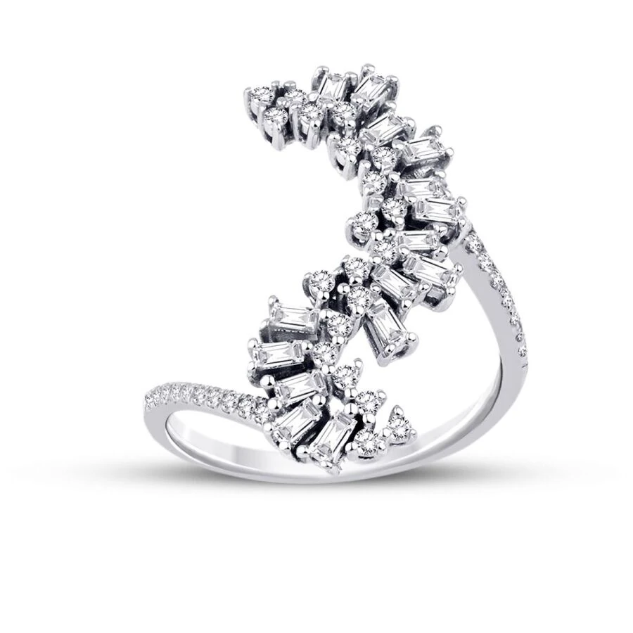 0.55 Carat Diamond Trend Baguette Ring