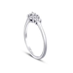0.21 Carat Diamond Baguette Ring
