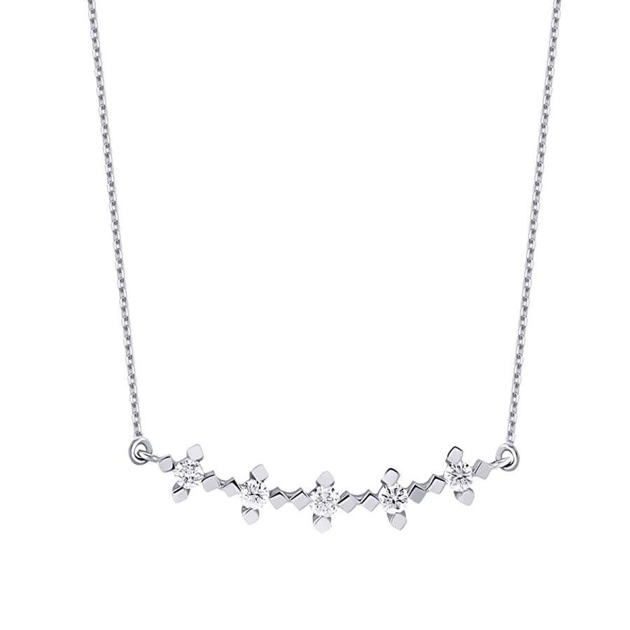 0.31 Carat Diamond Five-Stone Necklace