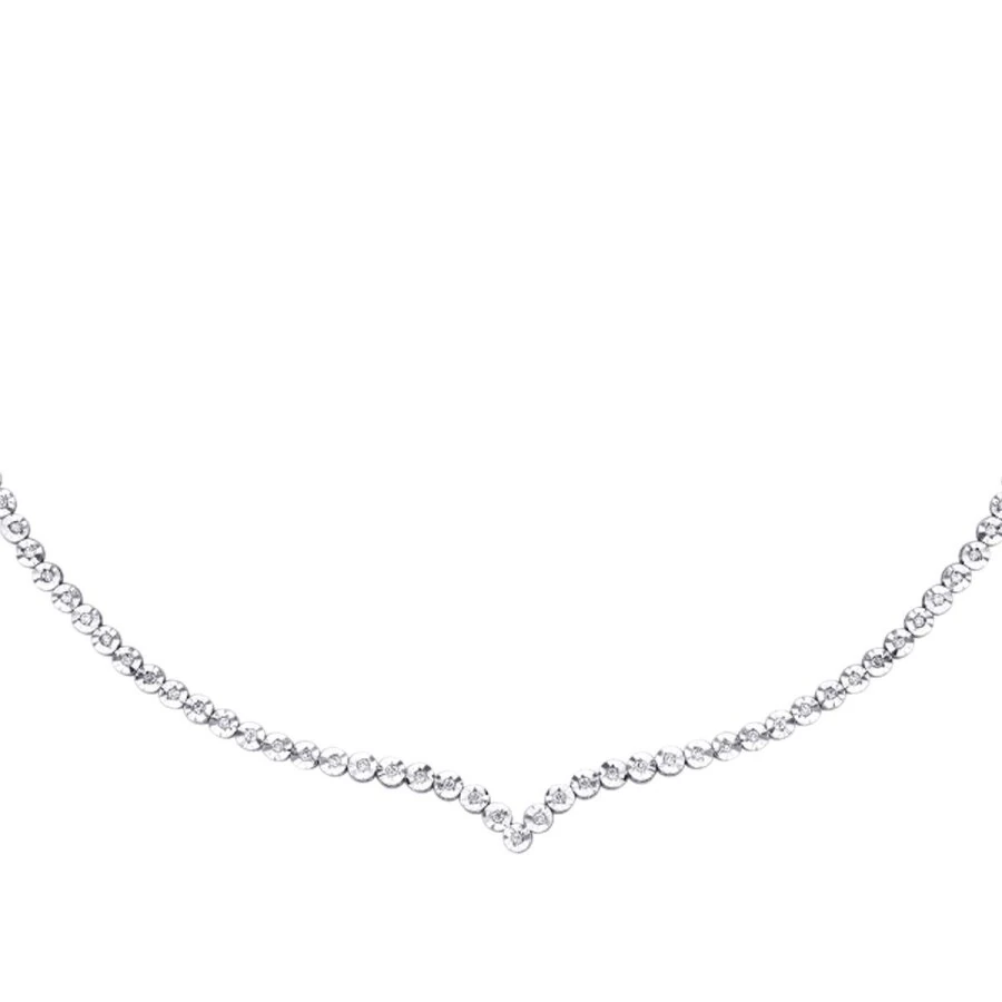0.42 Carat Diamond Tennis Neckband