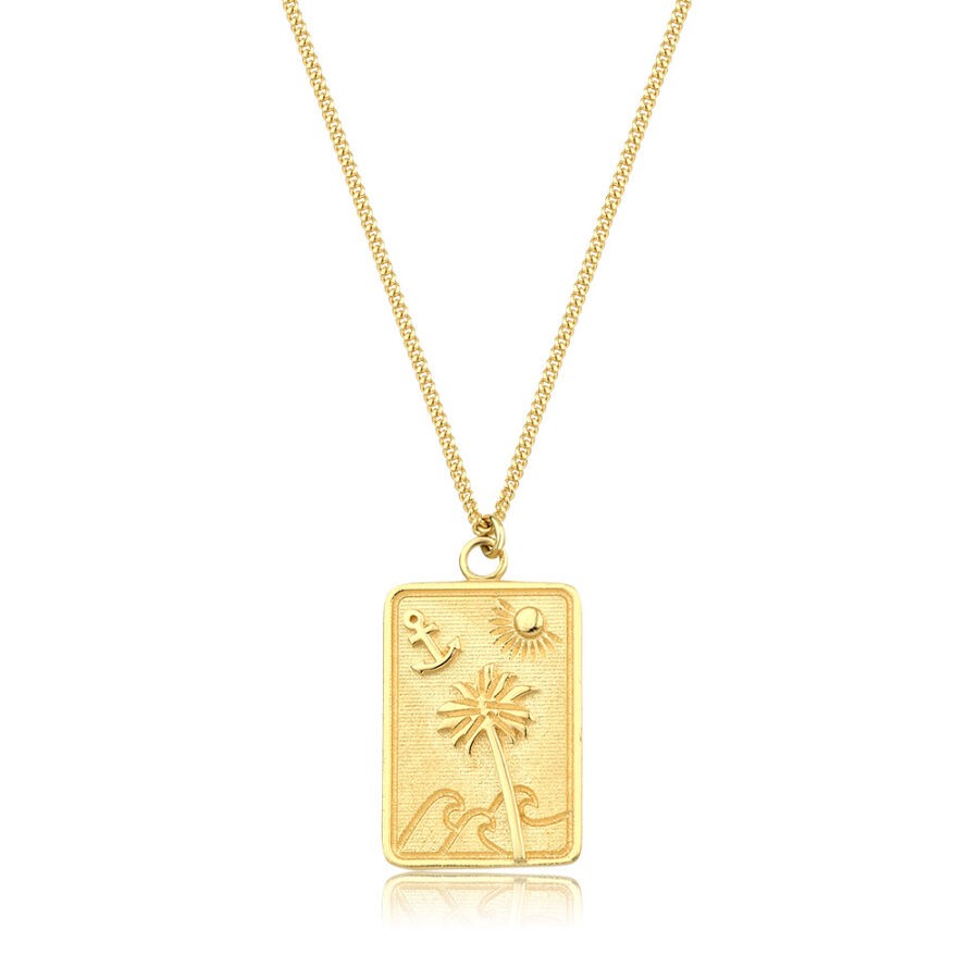 Gold Figure Necklace