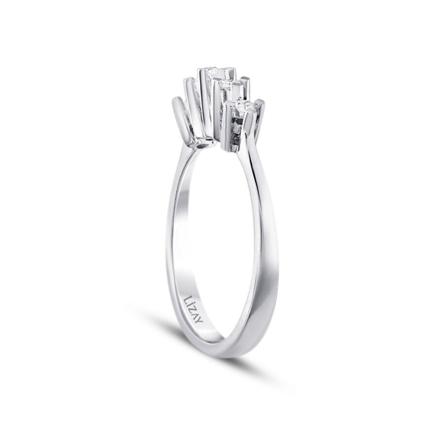 0,15 Karat Diamant Fünf-Stein Ring