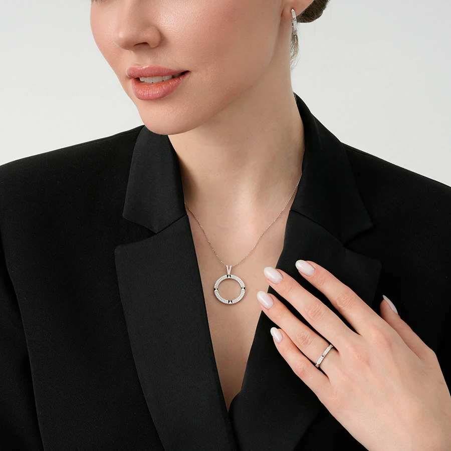 0.41 Carat Diamond Trend Necklace