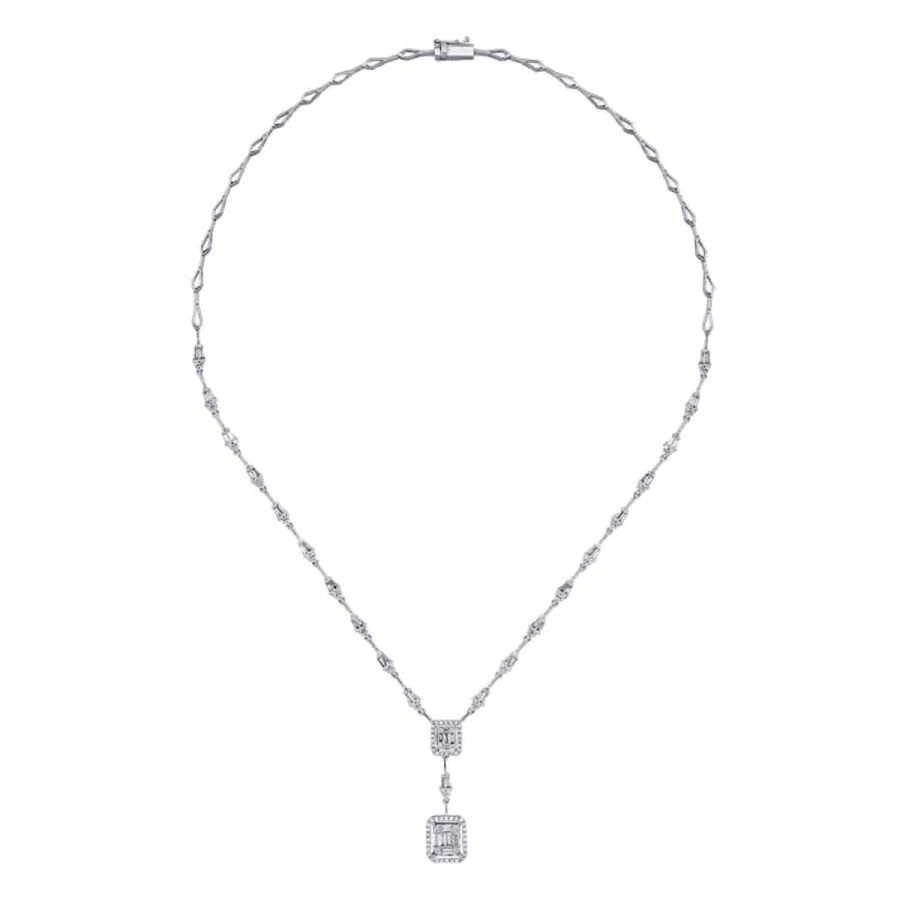 2.39 Carat Diamond Baguette Neckband