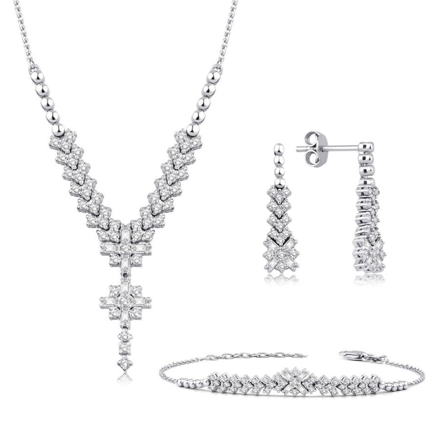 1.72 Carat Diamond Baguette Set