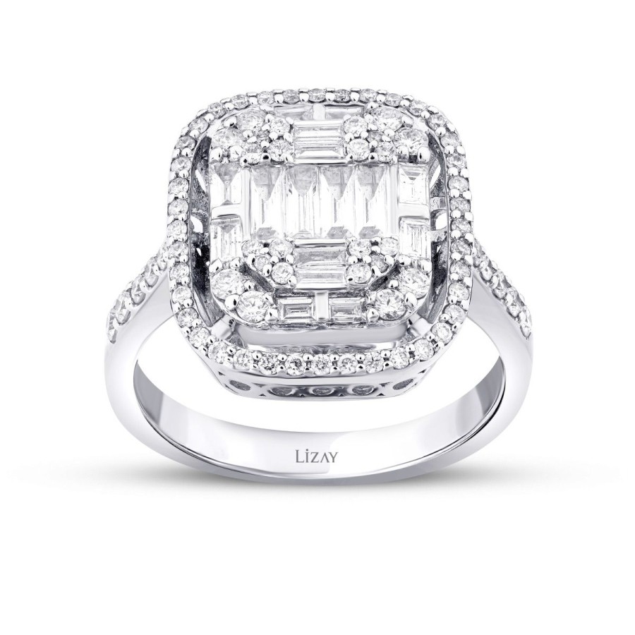 1,01 Karat Diamant Baguette Ring