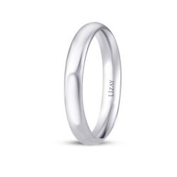 Classic White Gold Wedding Band