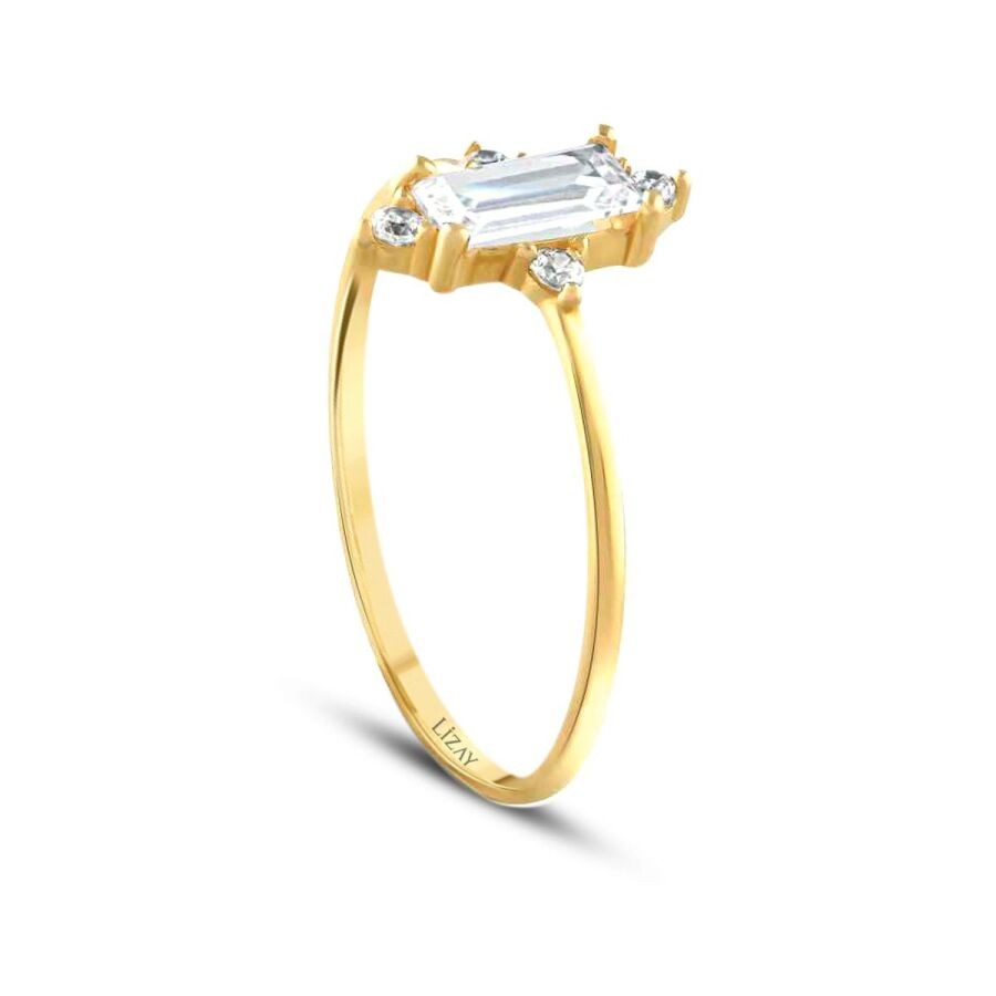 Gold Baguette Trend Ring