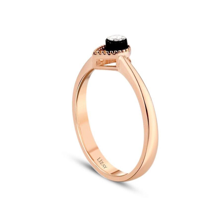 0,05 Karat Diamant Solitär Verlobungsring