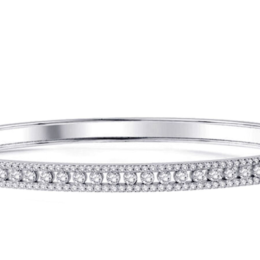 1.46 Carat Diamond Design Bangle