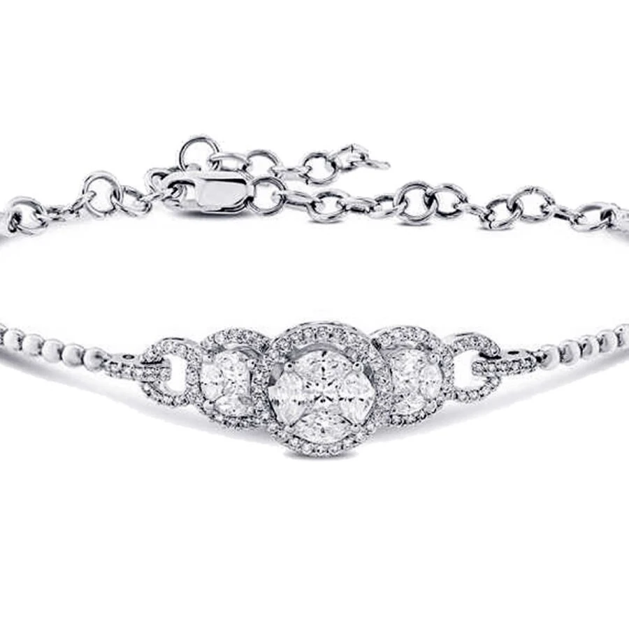 1.39 Carat Diamond Bangle