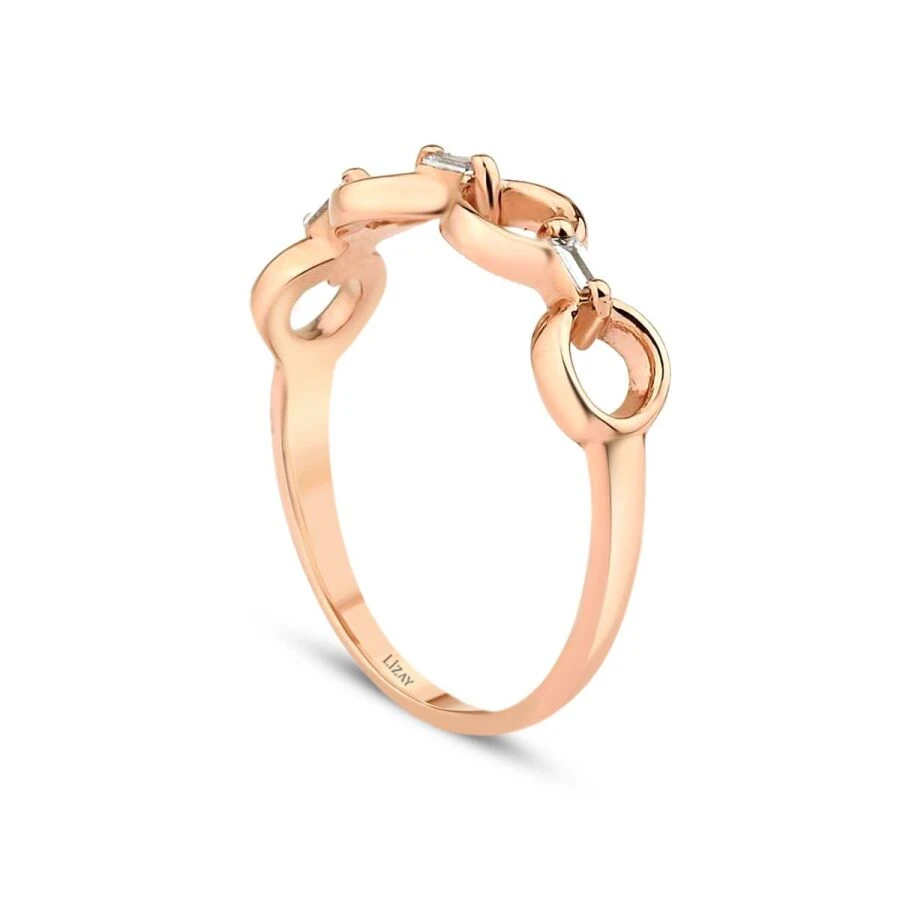 0.13 ct. Diamant Baguette Ring