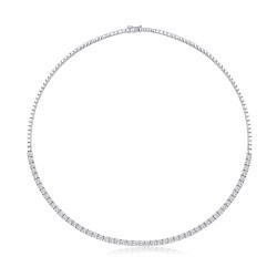 10,15 Karat Diamant Tennis Halskette