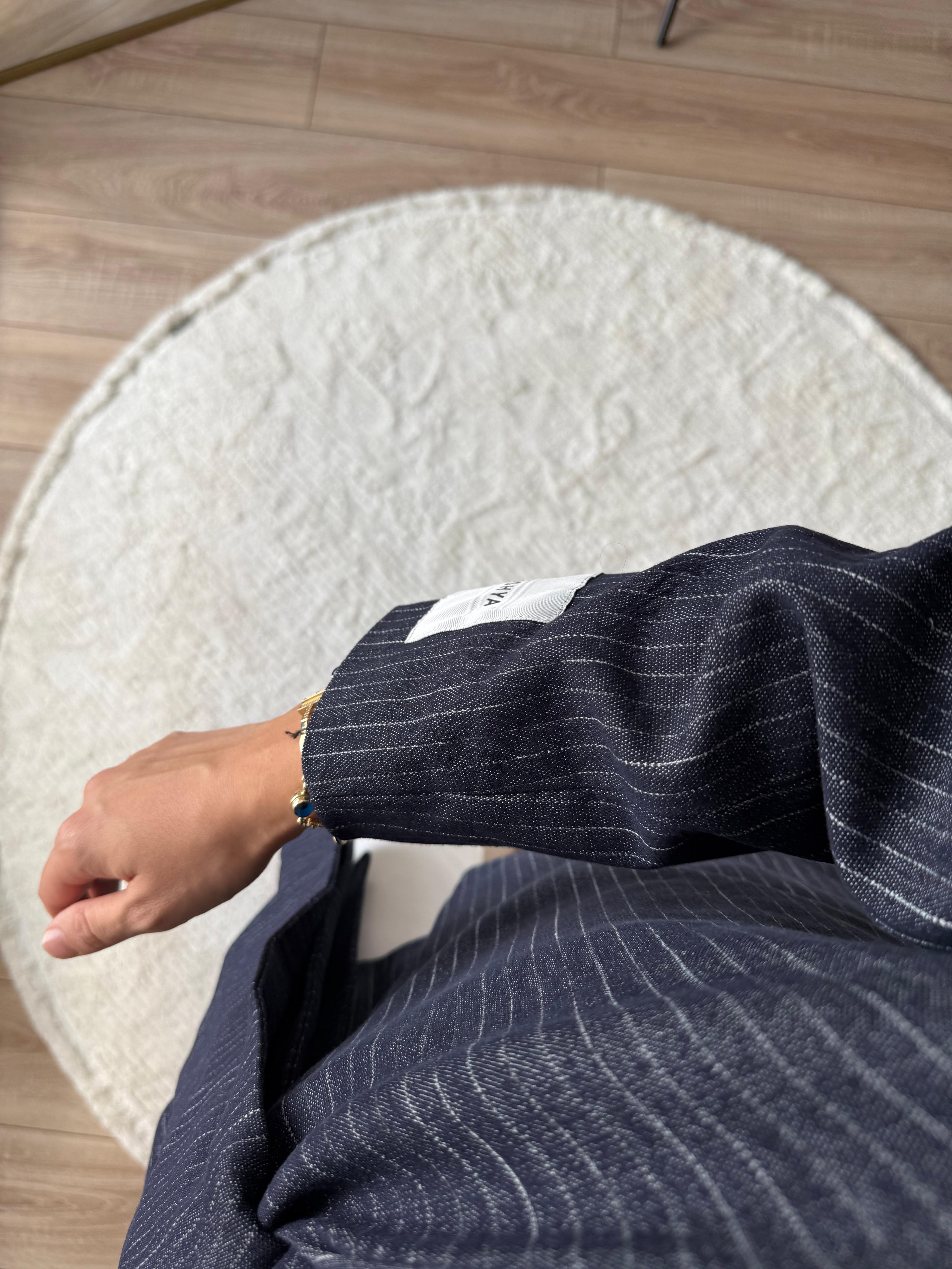 Anvelop Çizgili Ceket