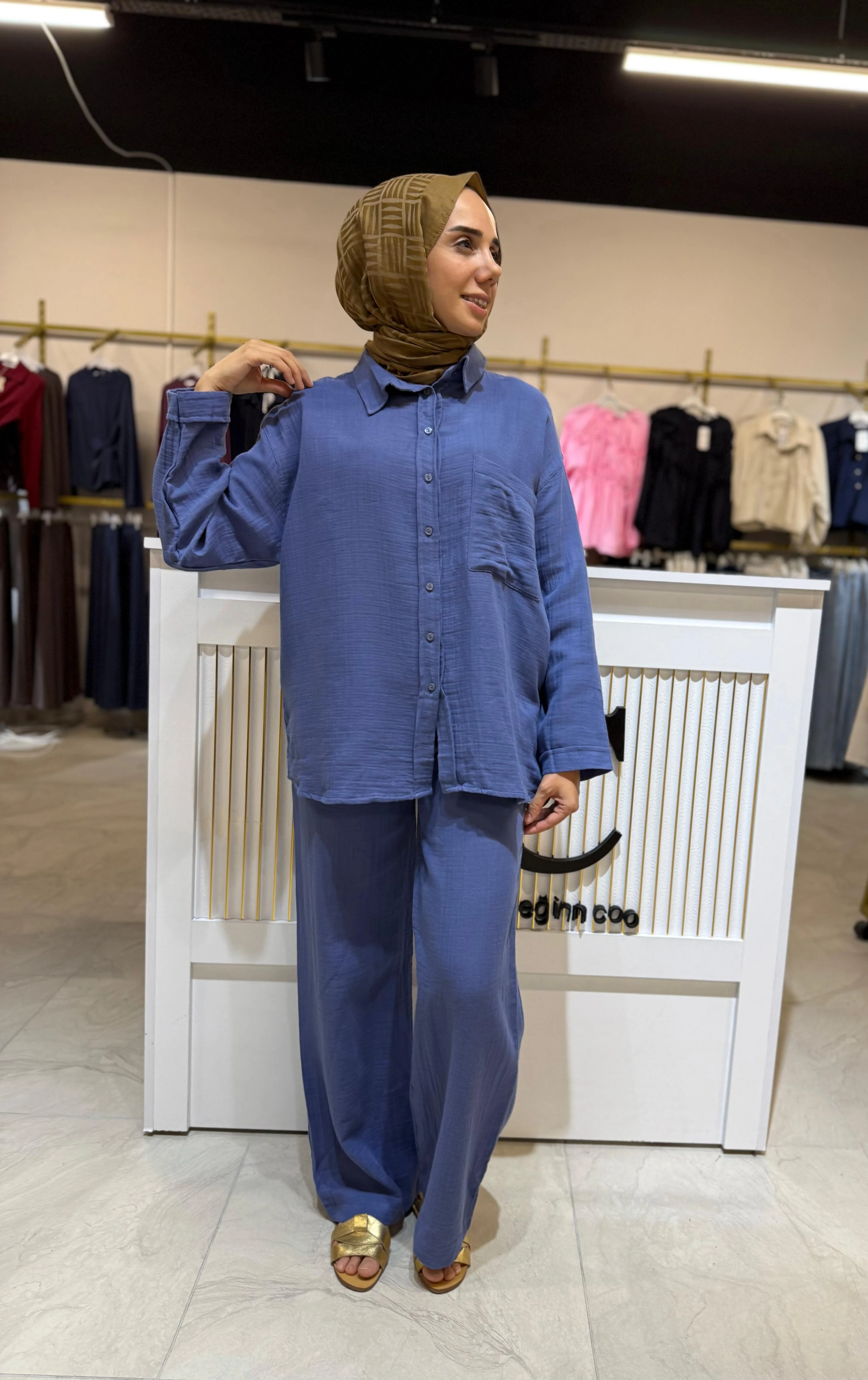 Müslin Cepli Takım