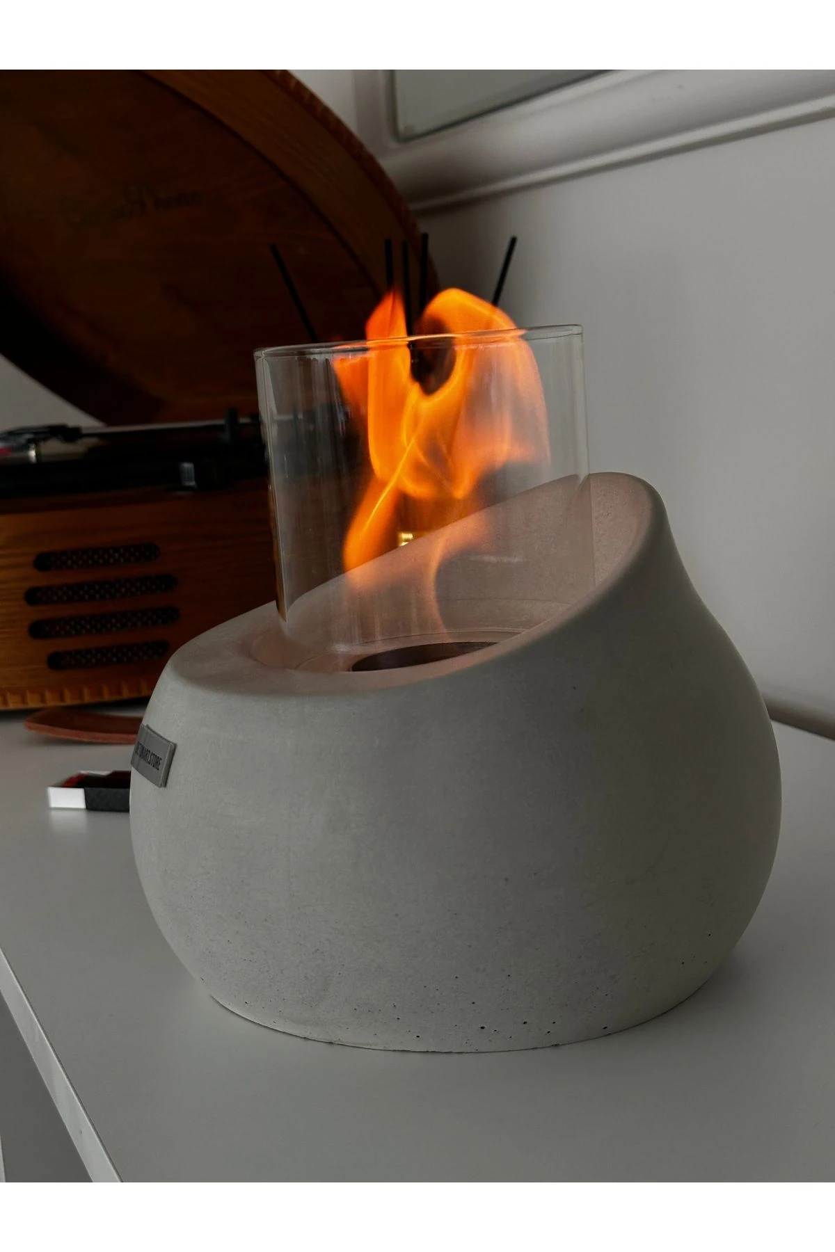 ( Etna ) Ateş Çukuru Masa Üstü Şömine 500ml Bioethanol Yakıt Hediye