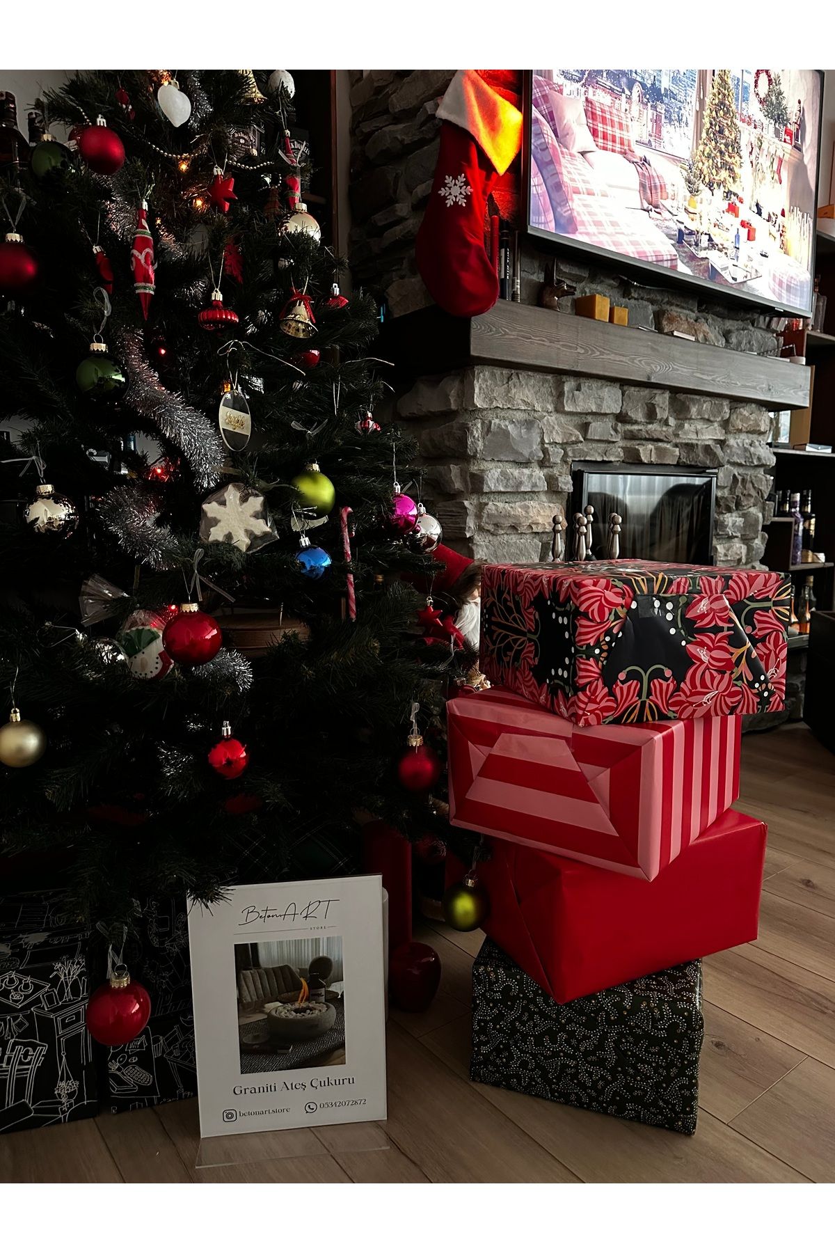 ( Etna ) Ateş Çukuru Masa Üstü Şömine 500ml Bioethanol Yakıt Hediye