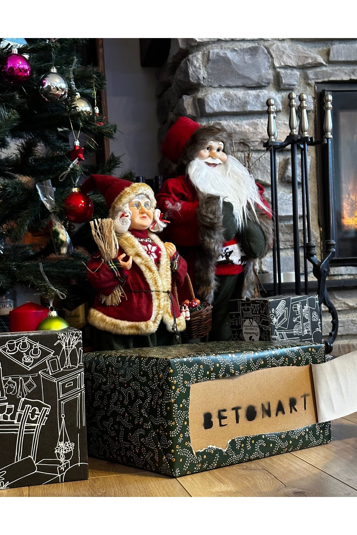 Metal Masa Üstü ( Black ) Şömine/dekor 500ml Bioethanol Şömine Yakıtı Hediyeli