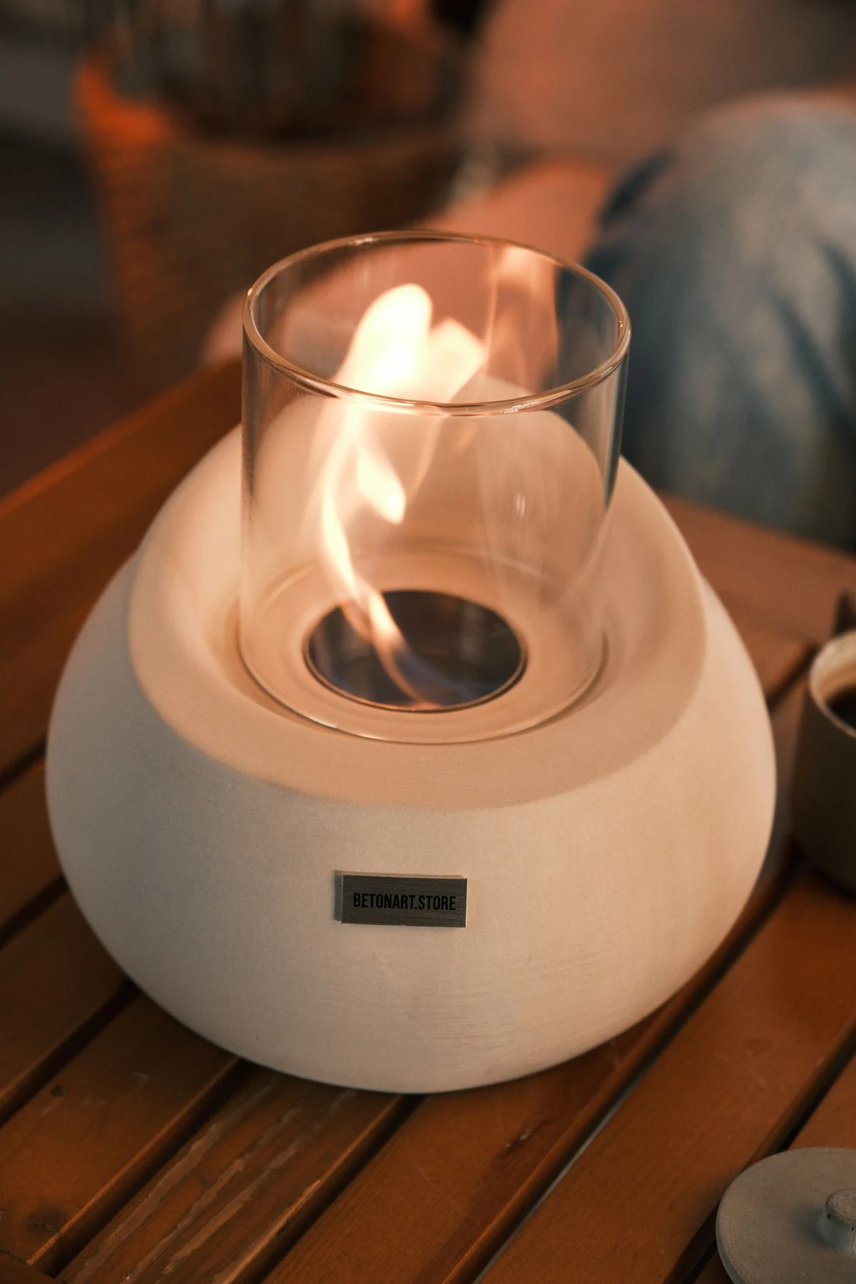 Etna Ateş Çukuru Masa Üstü Şömine Minimal 500 ml Yakıt Hediyeli Hediye Dekor Ürün