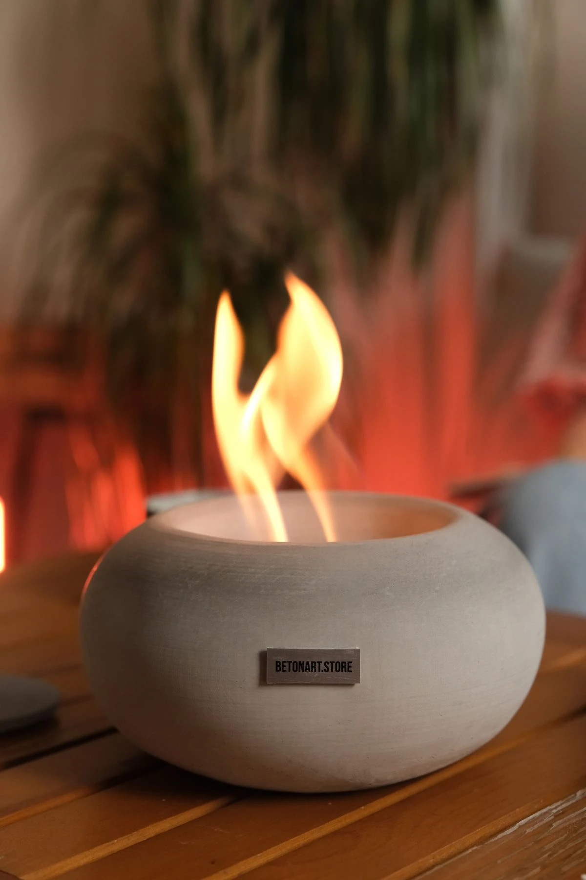 Ateş Çukuru ( Nell ) Minimal Masa Üstü Şömine Dekor 500ml Yakıt Hediye