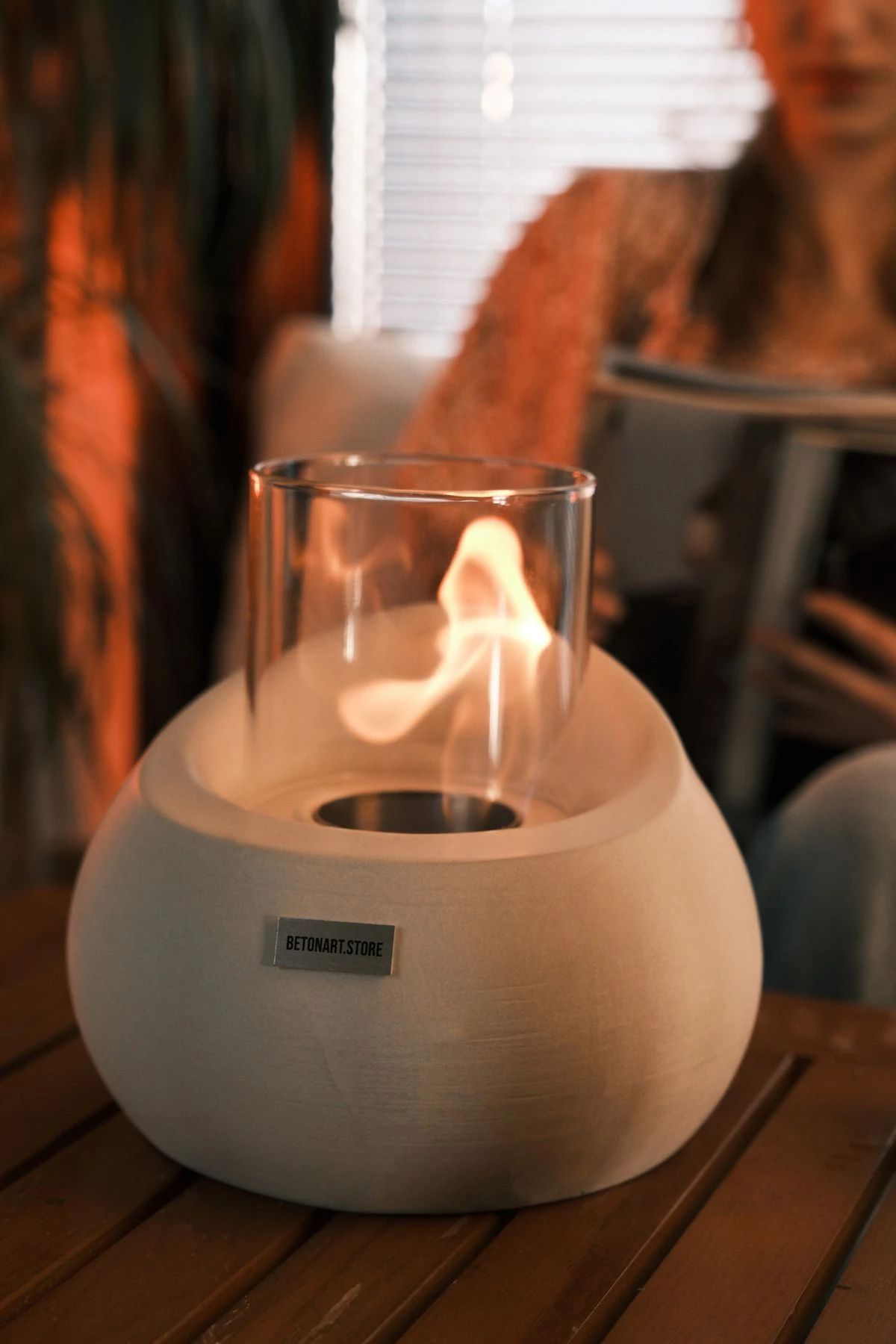 Etna Ateş Çukuru Masa Üstü Şömine Minimal 500 ml Yakıt Hediyeli Hediye Dekor Ürün