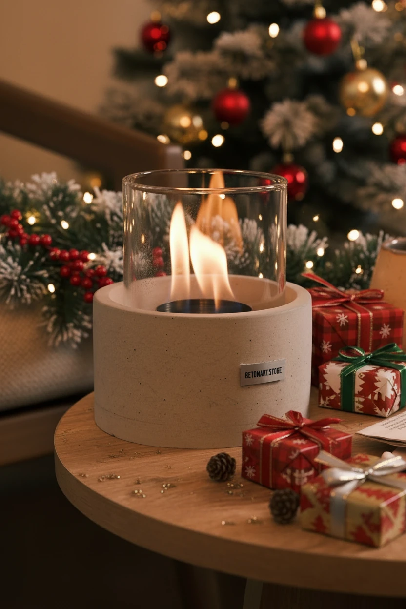 ( ORVA ) MASA ÜSTÜ ŞÖMİNE & ATEŞ ÇUKURU + BİOETHANOL ( 0,5 L ) YAKIT İLE BİRLİKTE