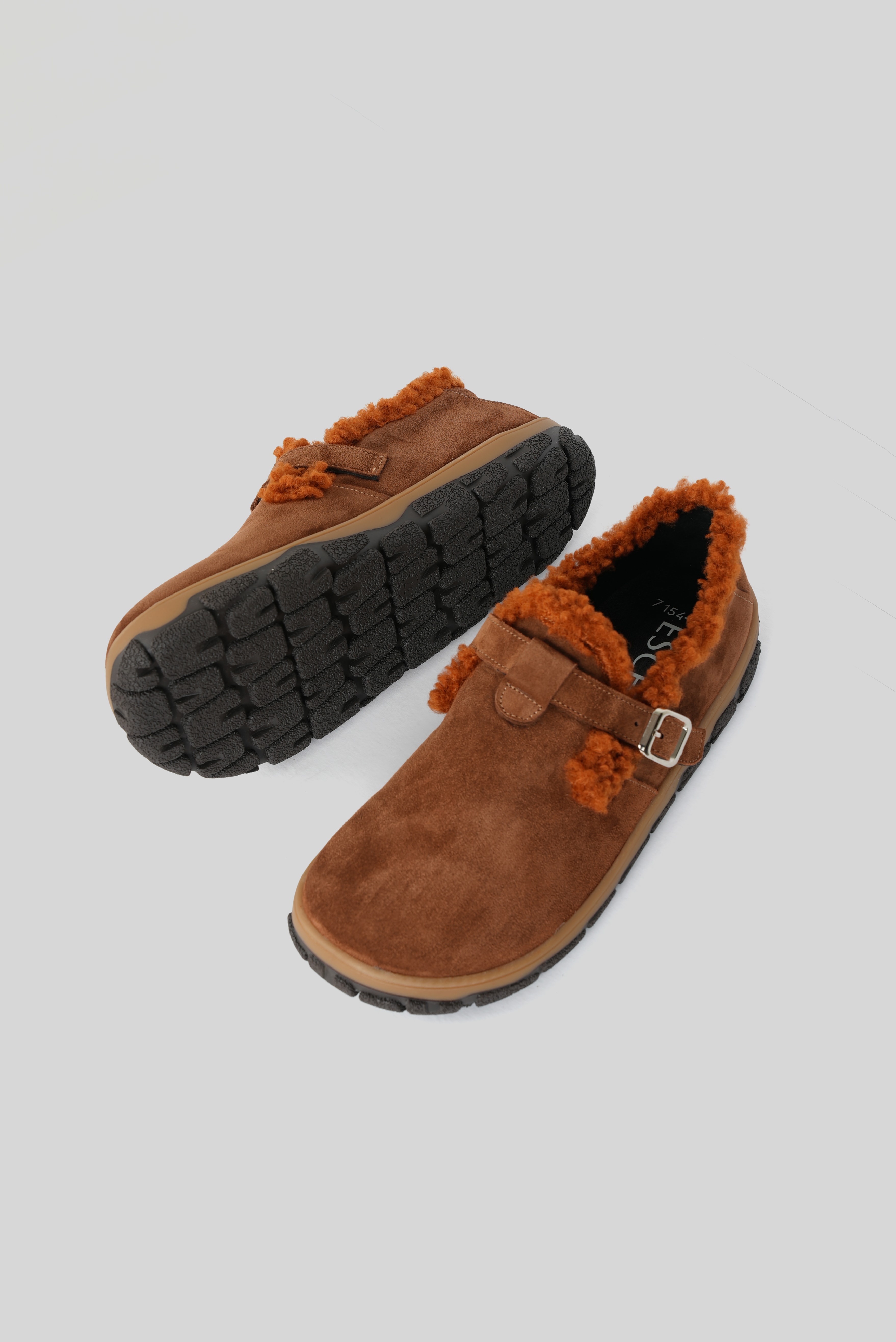 Eschi Royal Serisi Kadın Taba Hakiki Deri Loafer Ayakkabı