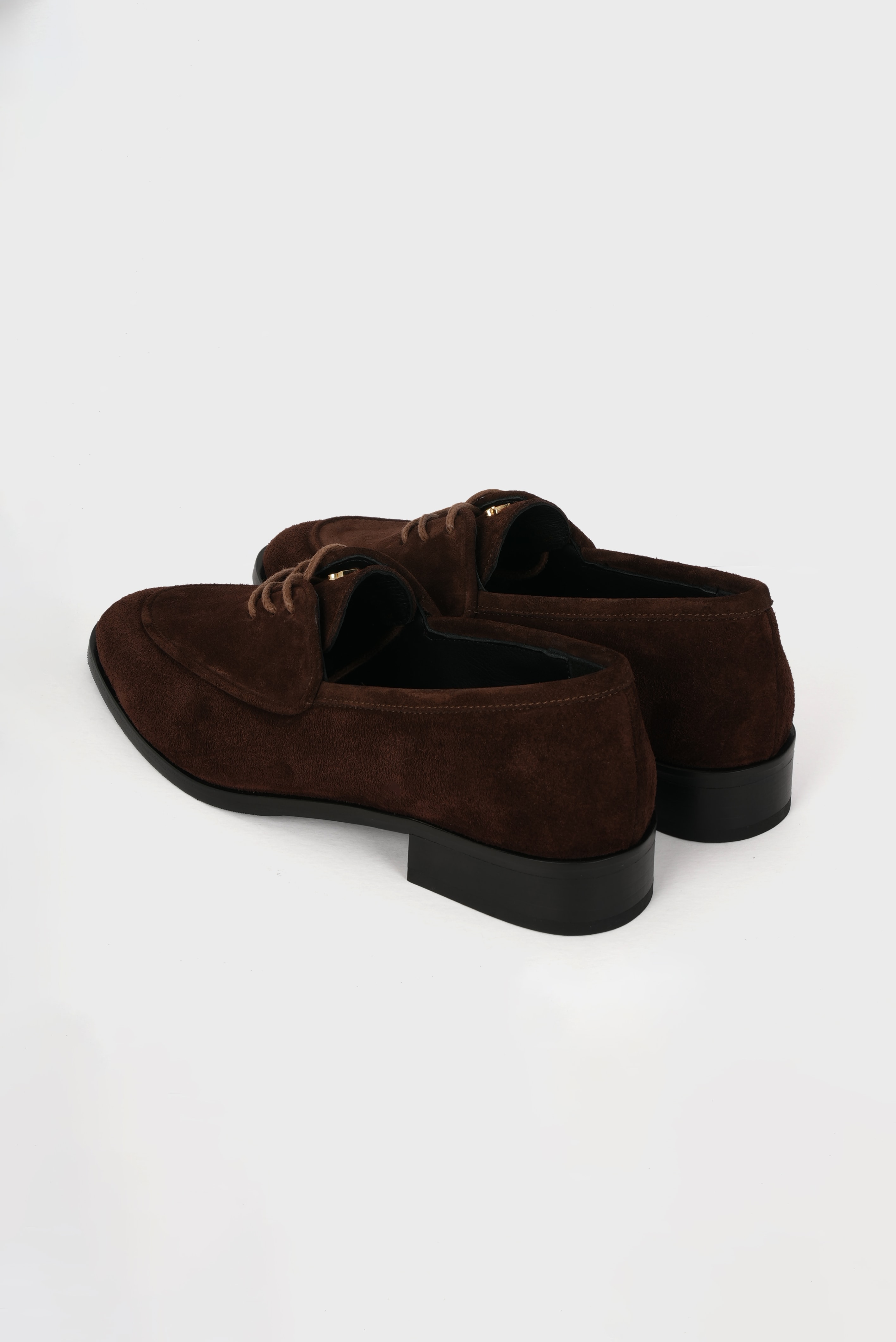 Eschi İstanbul Serisi Kadın Kahverengi Süet Hakiki Deri Loafer Ayakkabı