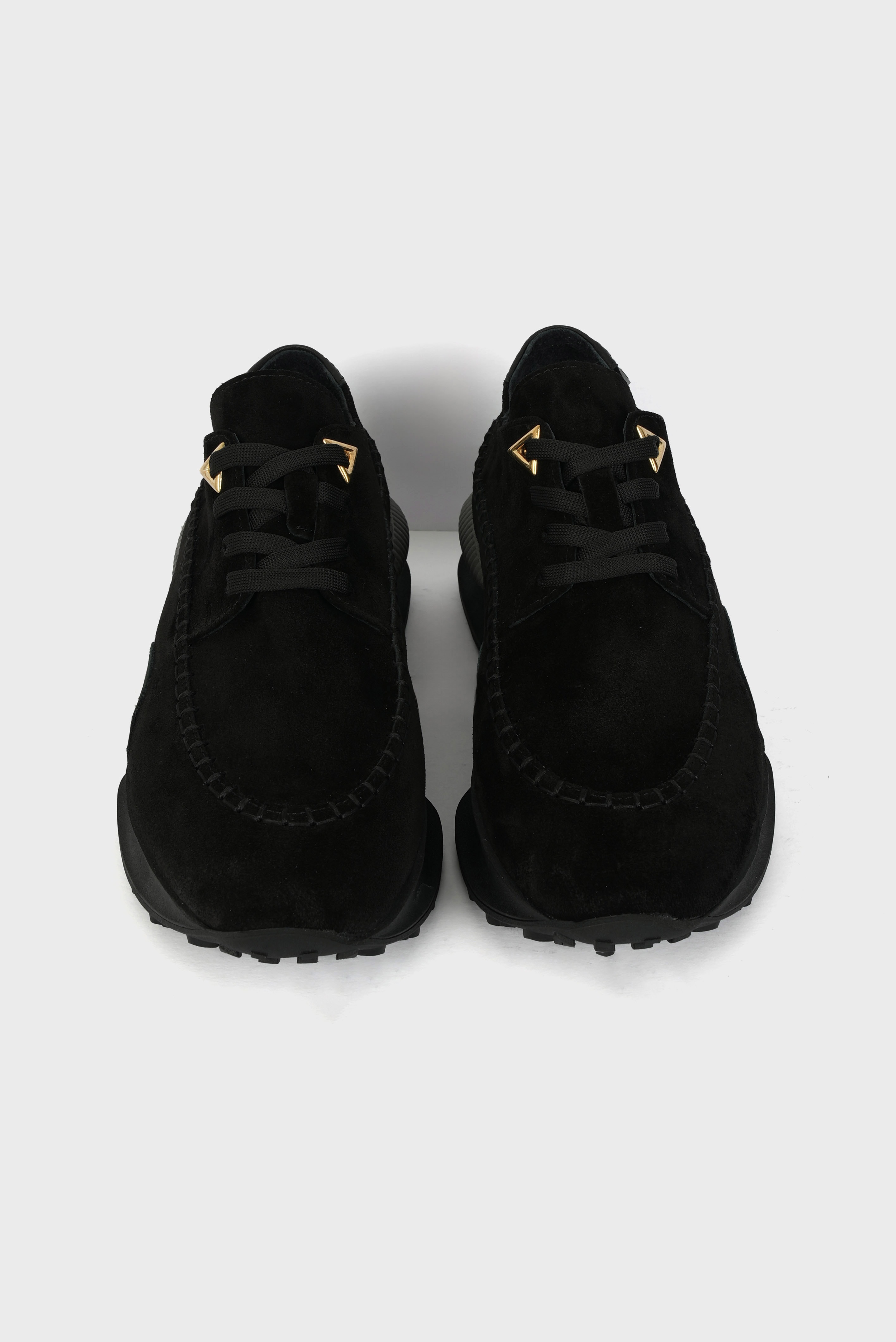 Eschi Numa Serisi Kadın Siyah Hakiki Deri Sneaker Ayakkabı