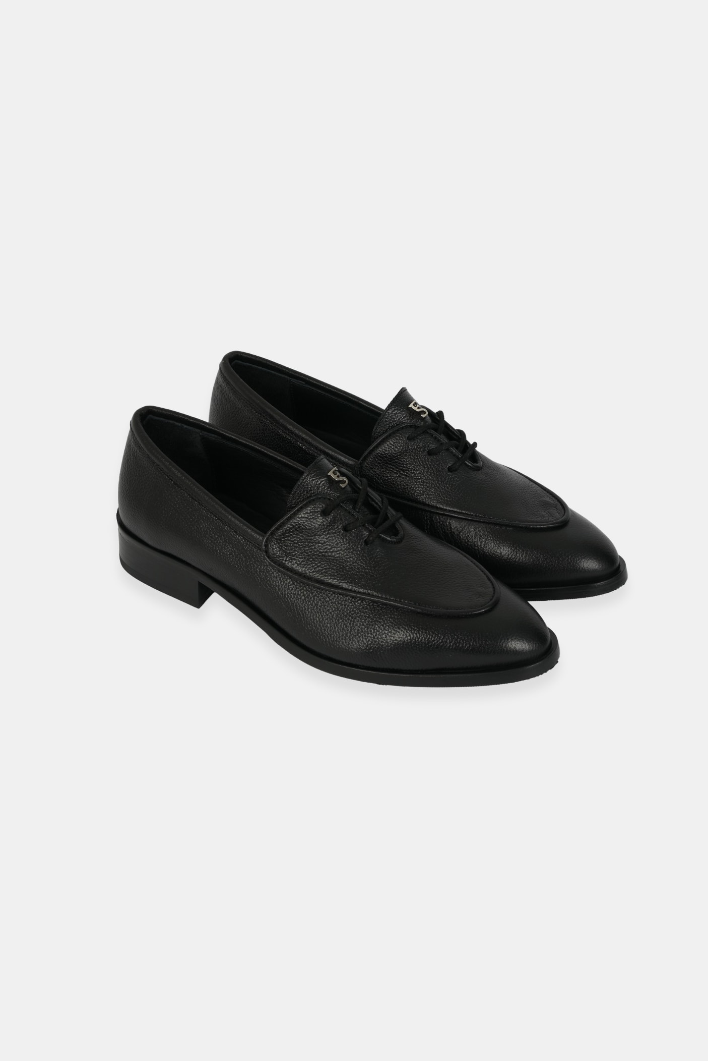 Eschi İstanbul Serisi Kadın Siyah Hakiki Deri Loafer Ayakkabı