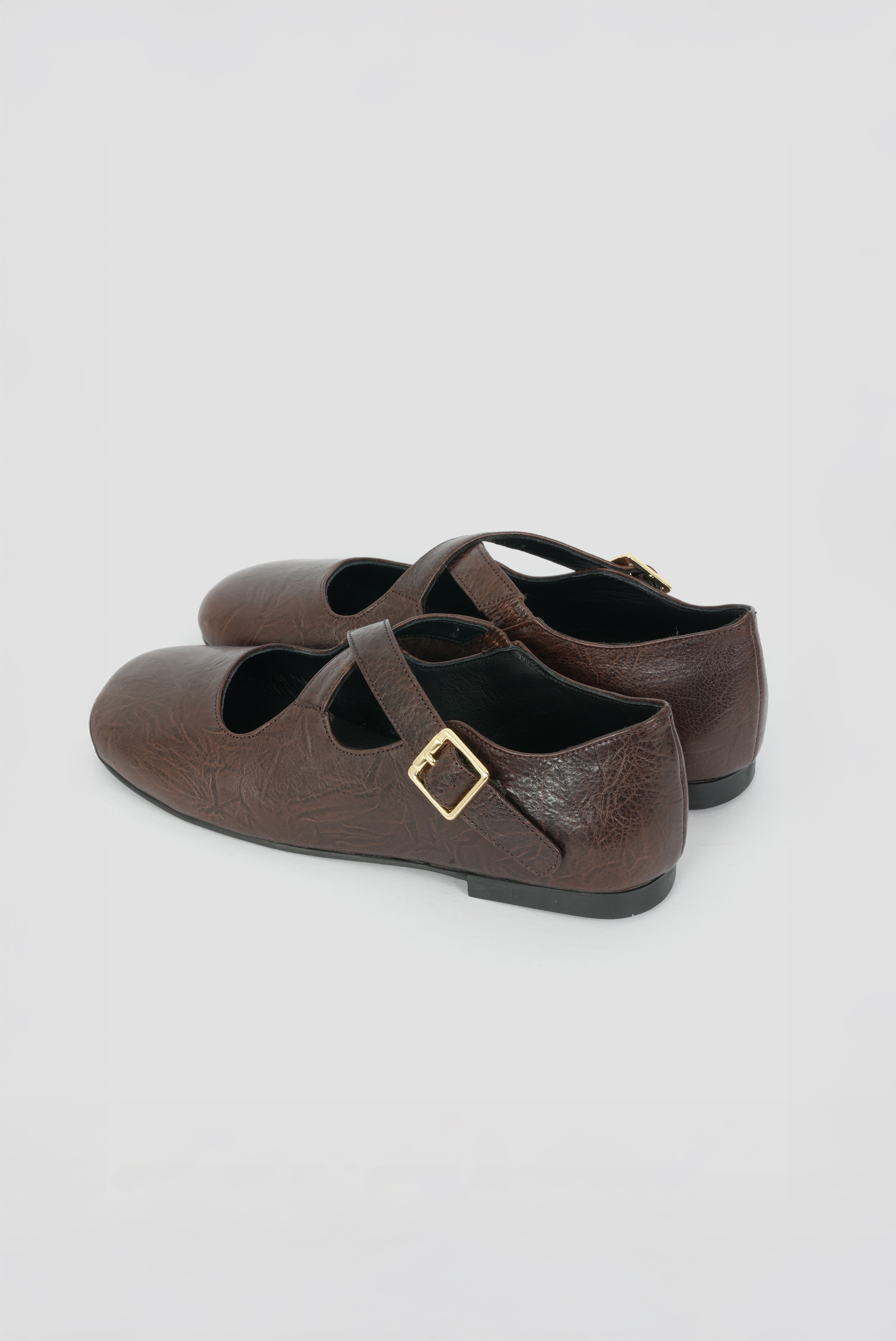 Eschi Milano Serisi Kadın Kahverengi Hakiki Deri Babet Ayakkabı