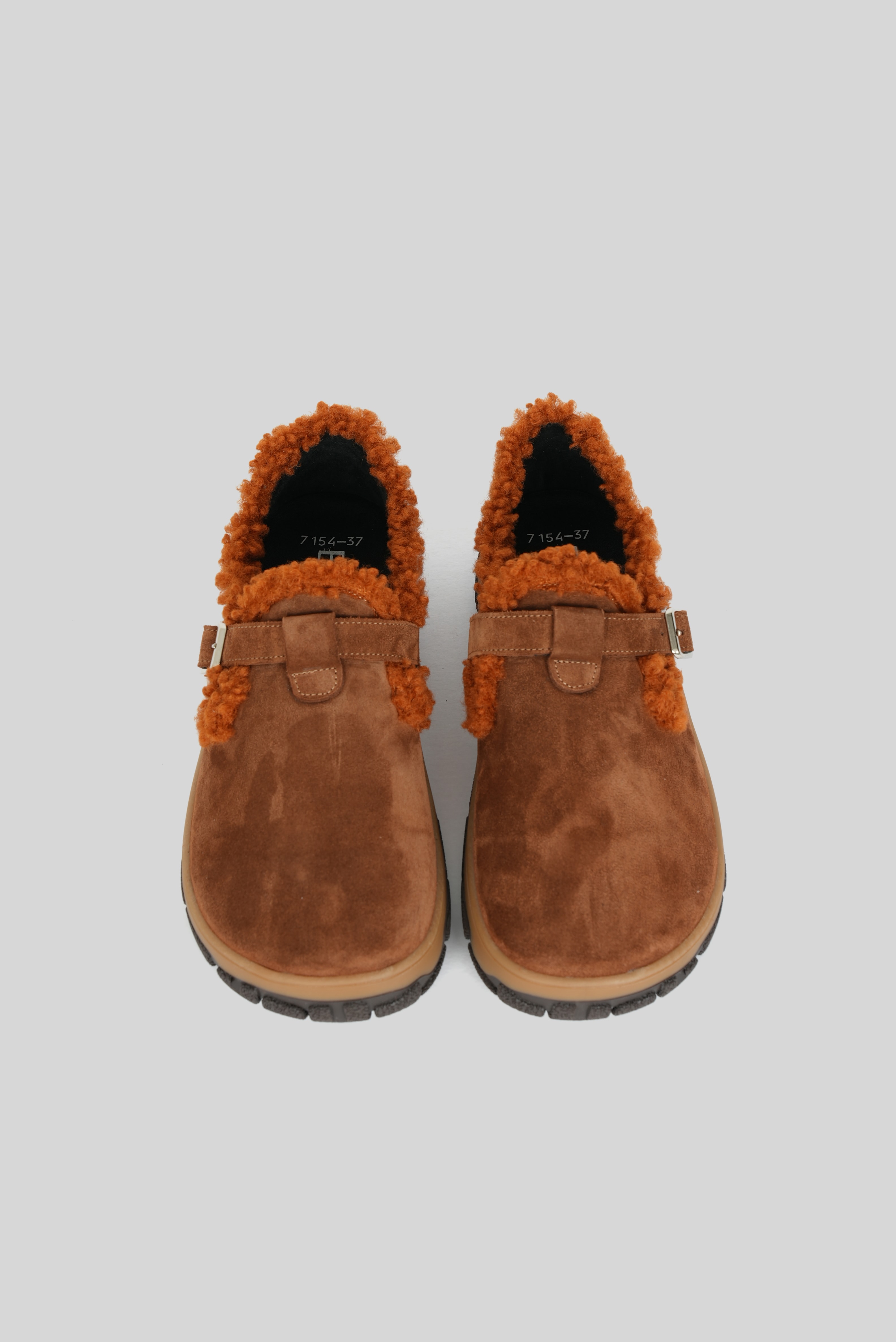 Eschi Royal Serisi Kadın Taba Hakiki Deri Loafer Ayakkabı