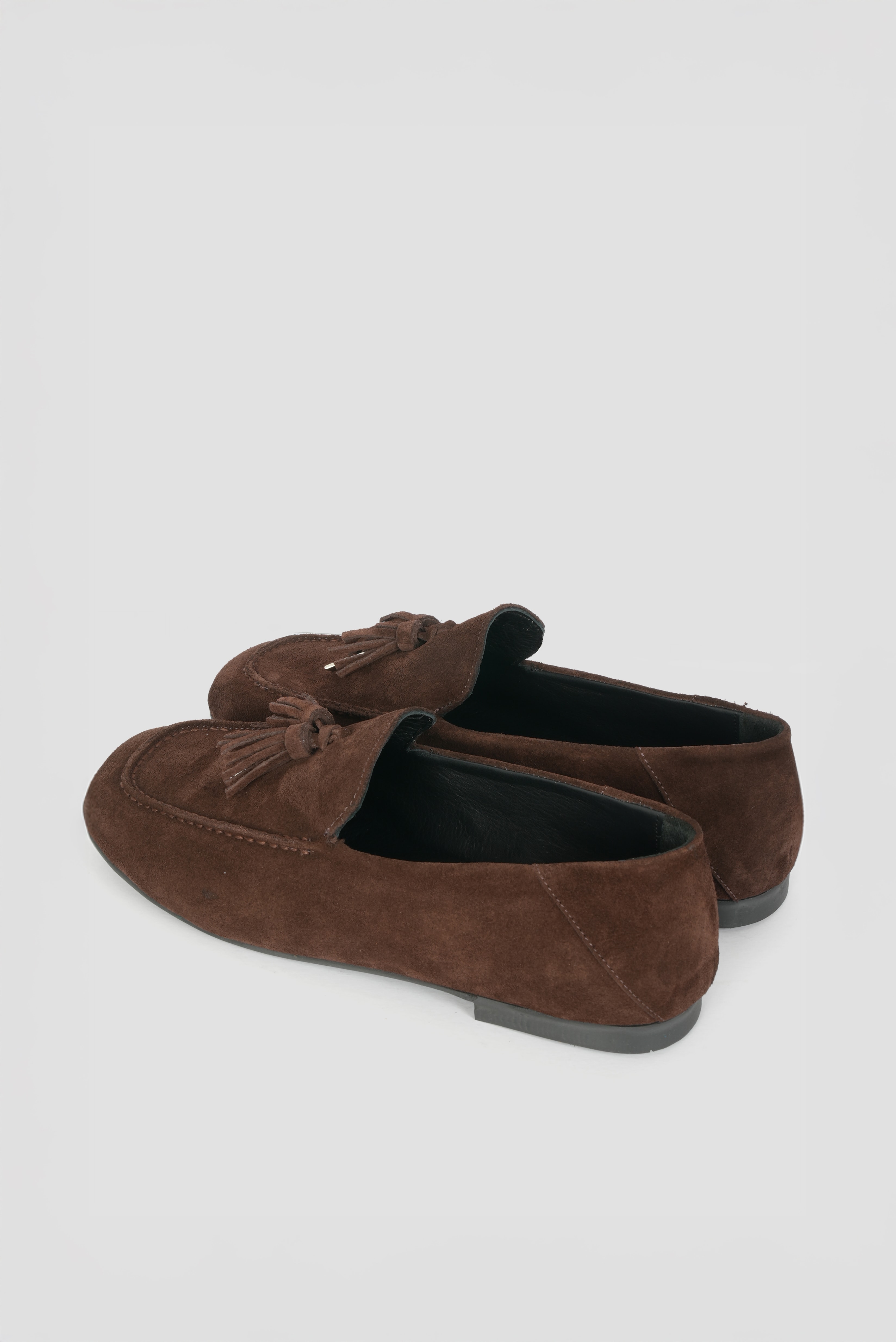 Eschi Aura Serisi Kadın Kahverengi Hakiki Deri Babet Ayakkabı