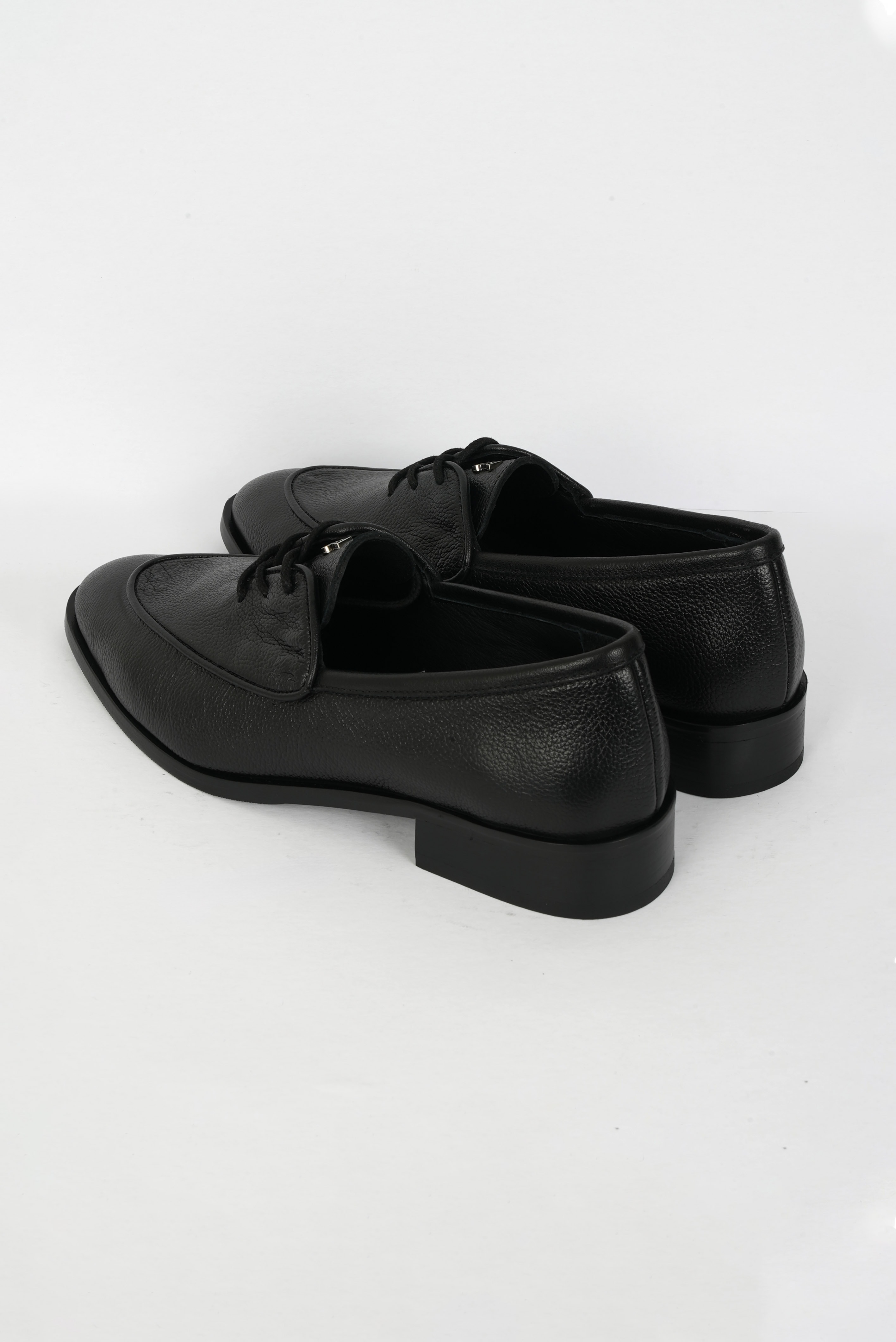 Eschi İstanbul Serisi Kadın Siyah Hakiki Deri Loafer Ayakkabı