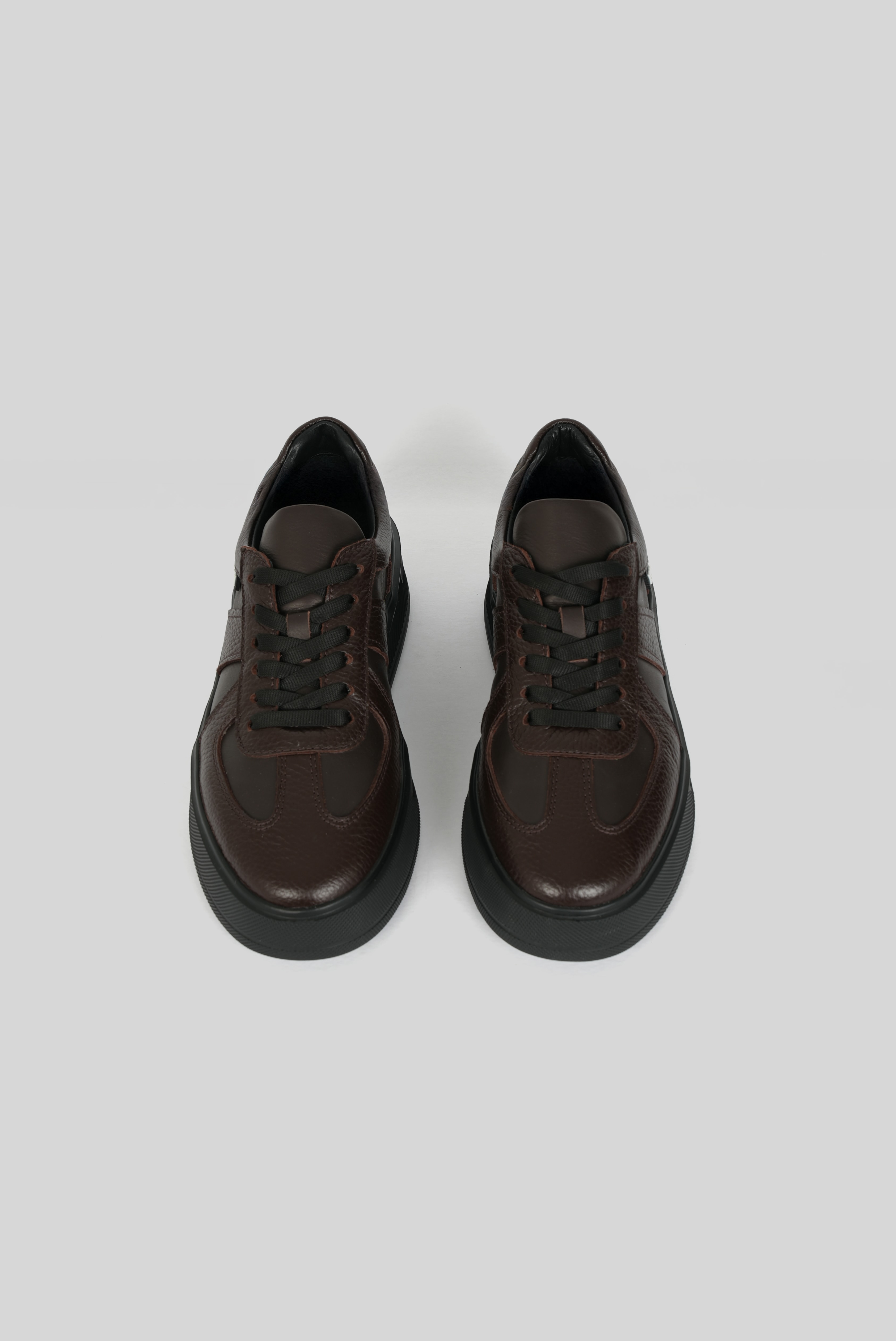 Eschi Luna Serisi Kadın Kahverengi Hakiki Deri Sneaker Ayakkabı