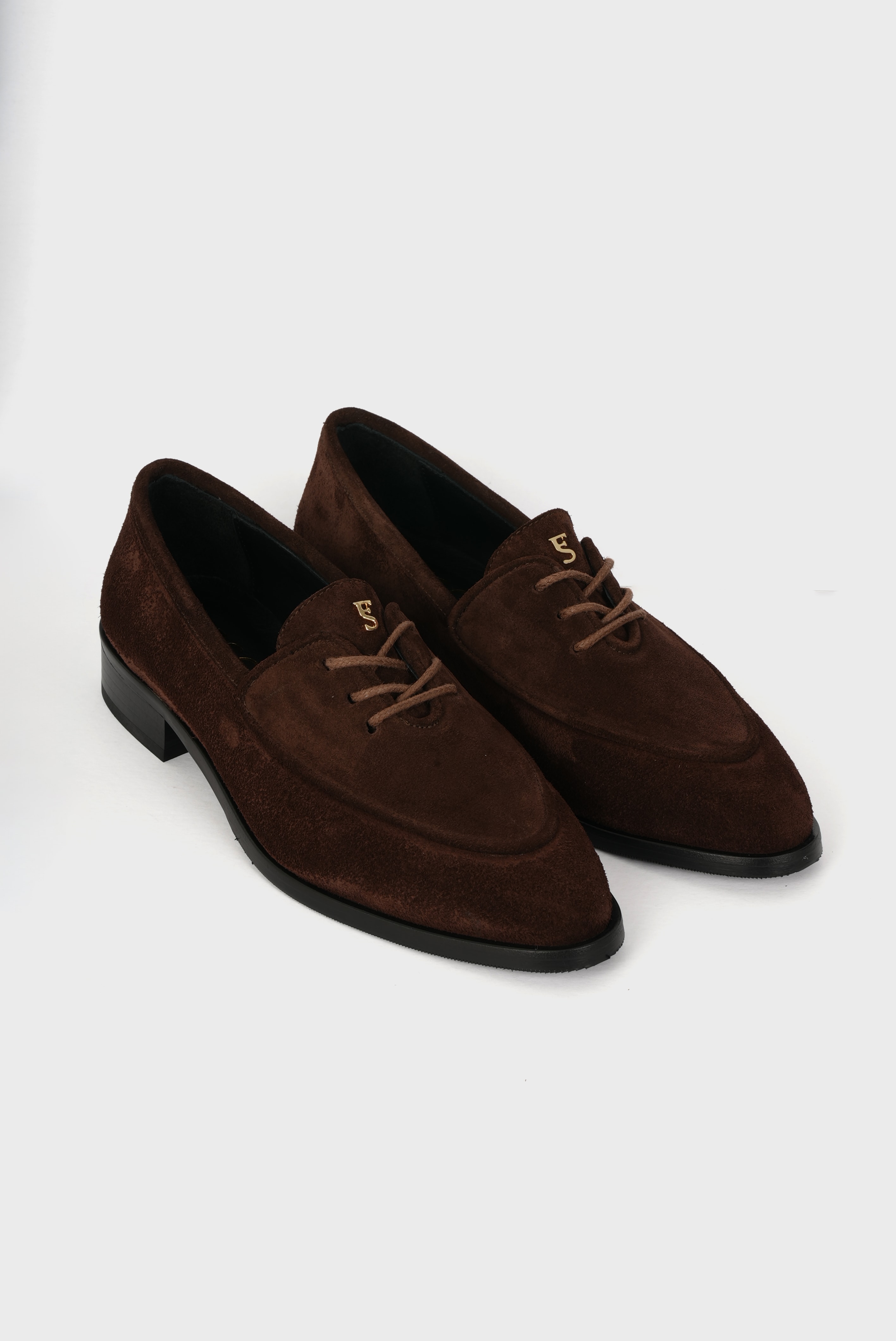 Eschi İstanbul Serisi Kadın Kahverengi Süet Hakiki Deri Loafer Ayakkabı