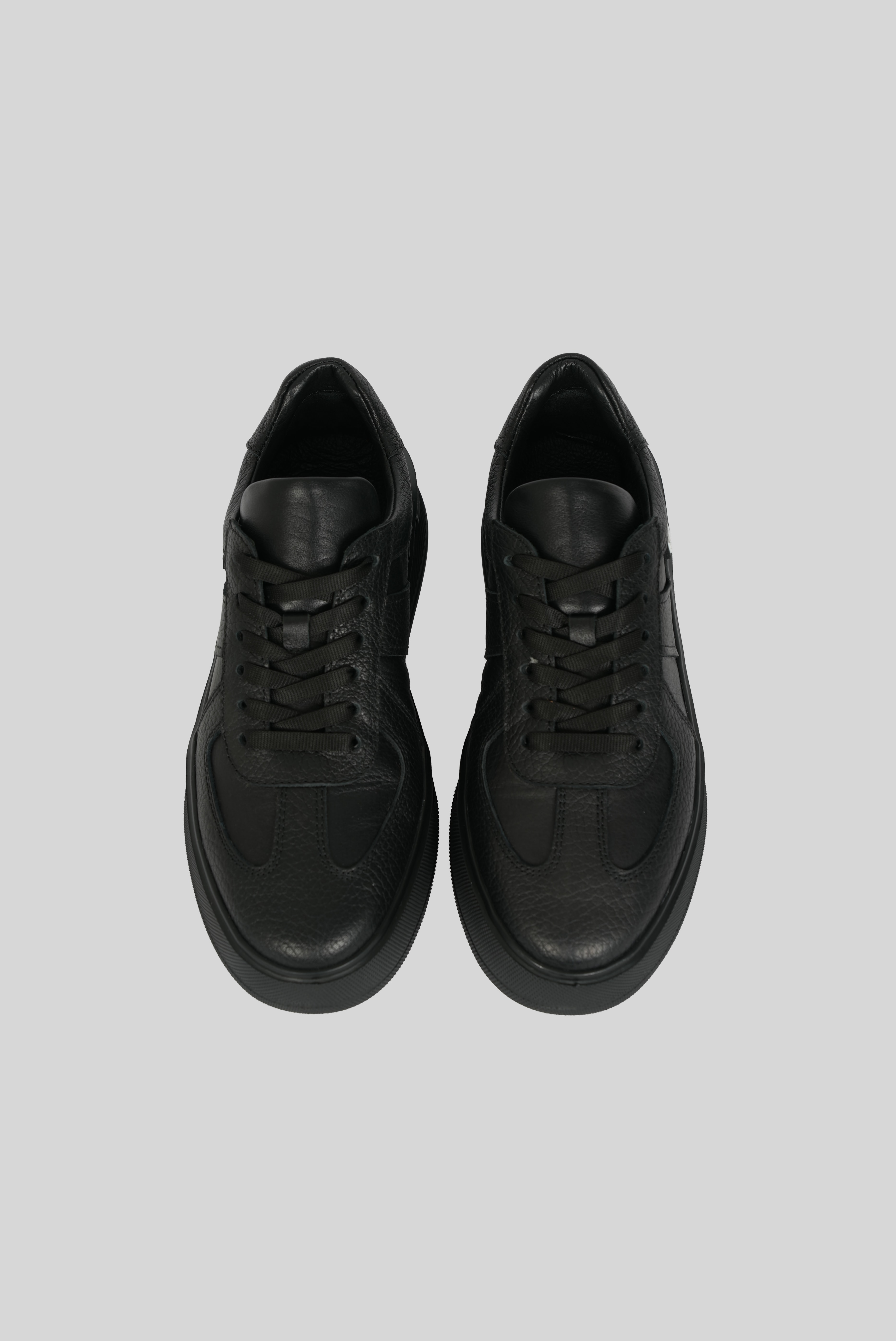 Eschi Luna Serisi Kadın Siyah Hakiki Deri Sneaker Ayakkabı