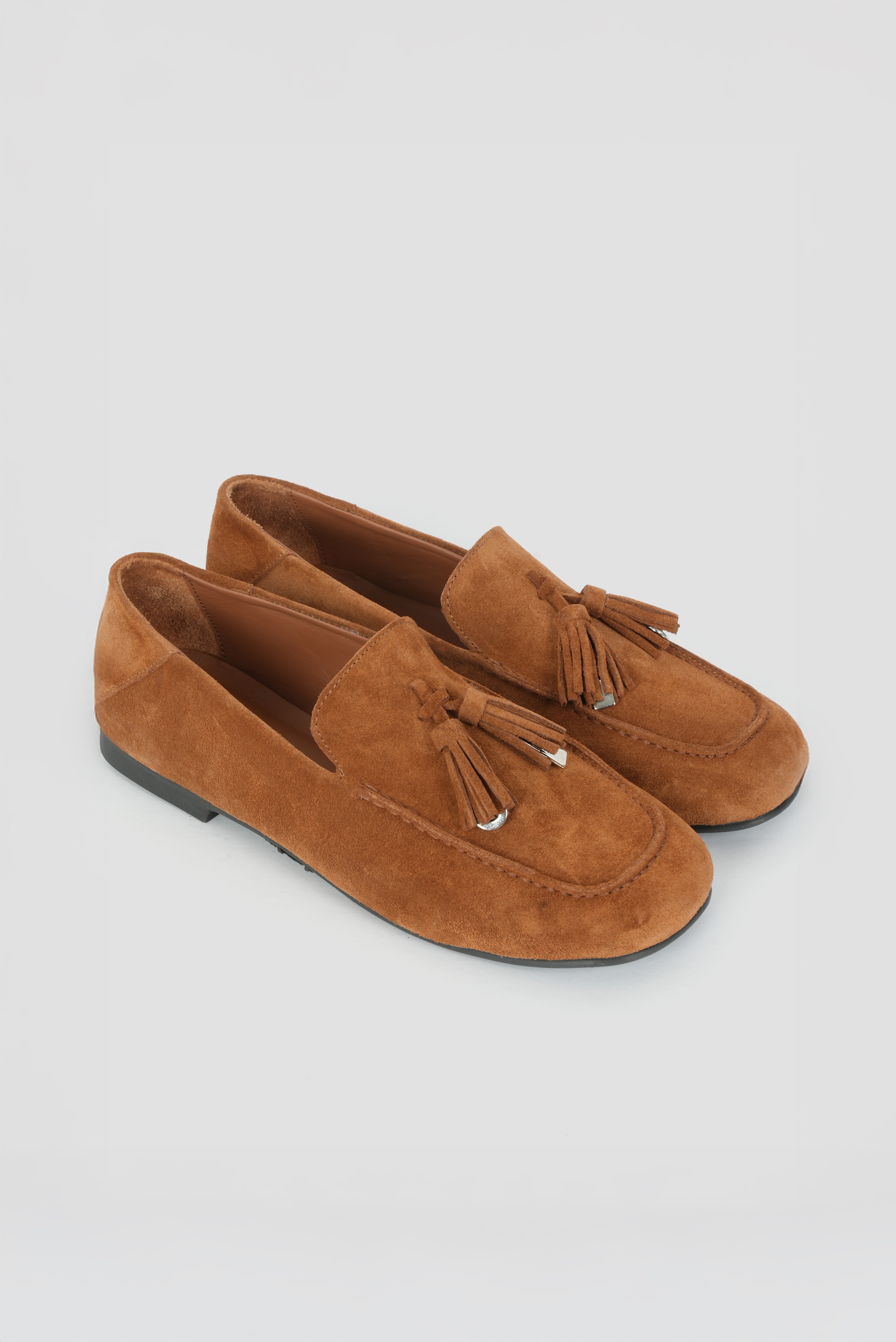 Eschi Aura Serisi Kadın Taba Hakiki Deri Babet Ayakkabı