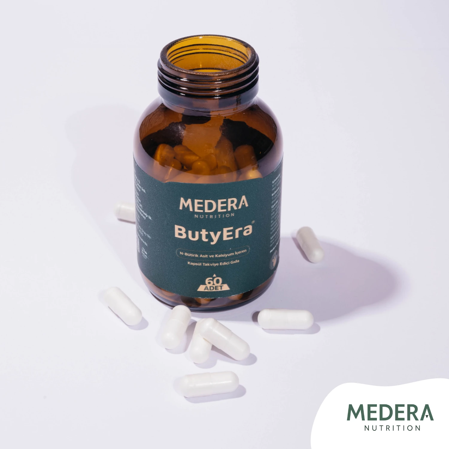 Medera ButyEra® N-Bütirik Asit ve Kalsiyum İçeren Takviye Edici Gıda (Postbiyotik)