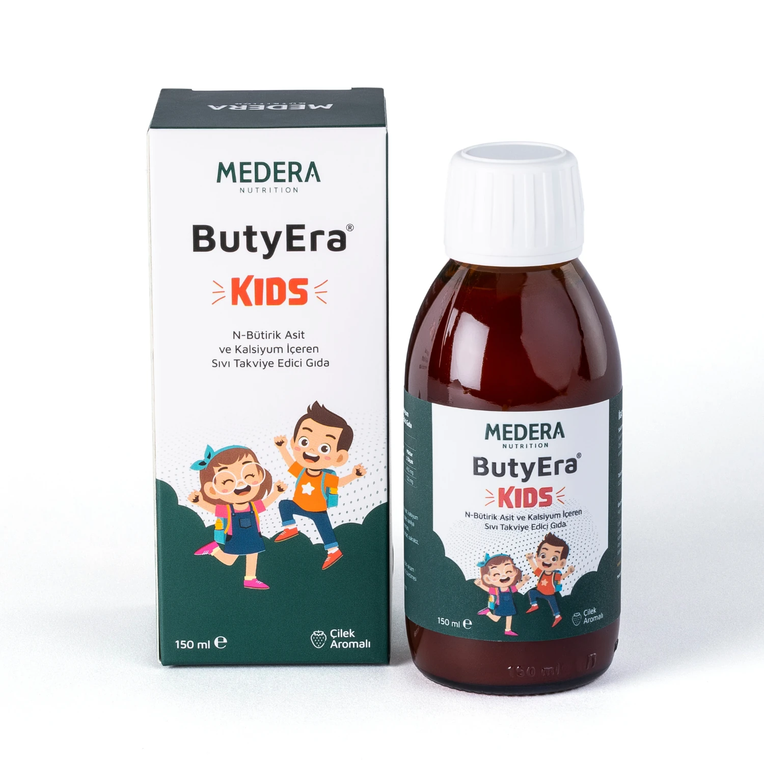 Medera ButyEra® N-Bütirik Asit ve Kalsiyum İçeren Sıvı Takviye Edici Gıda 150 ml