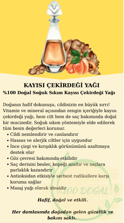 KAYISI ÇEKİRDEĞİ YAĞI