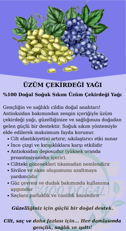 ÜZÜM ÇEKİRDEĞİ