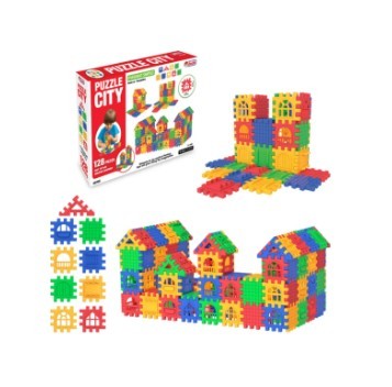 Dede Puzzle City 128 Parça